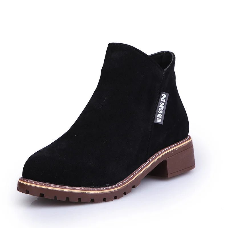 Shoes Women Fashion Thick Sole Ankle Boots Comfortable Plus Size Snow Boots for Women Female Platform Boots Botas De Mujer 2023 - Checkouts UK