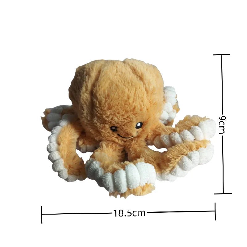 Simulation Octopus Doll Color Plush Toy Ocean Submarine Creature Squid Pet Sound Toy Decorative Ornaments Small Gifts Pet Toy - Furbury