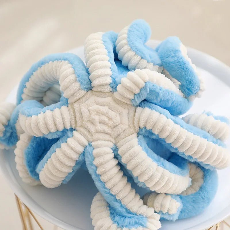 Simulation Octopus Doll Color Plush Toy Ocean Submarine Creature Squid Pet Sound Toy Decorative Ornaments Small Gifts Pet Toy - Furbury