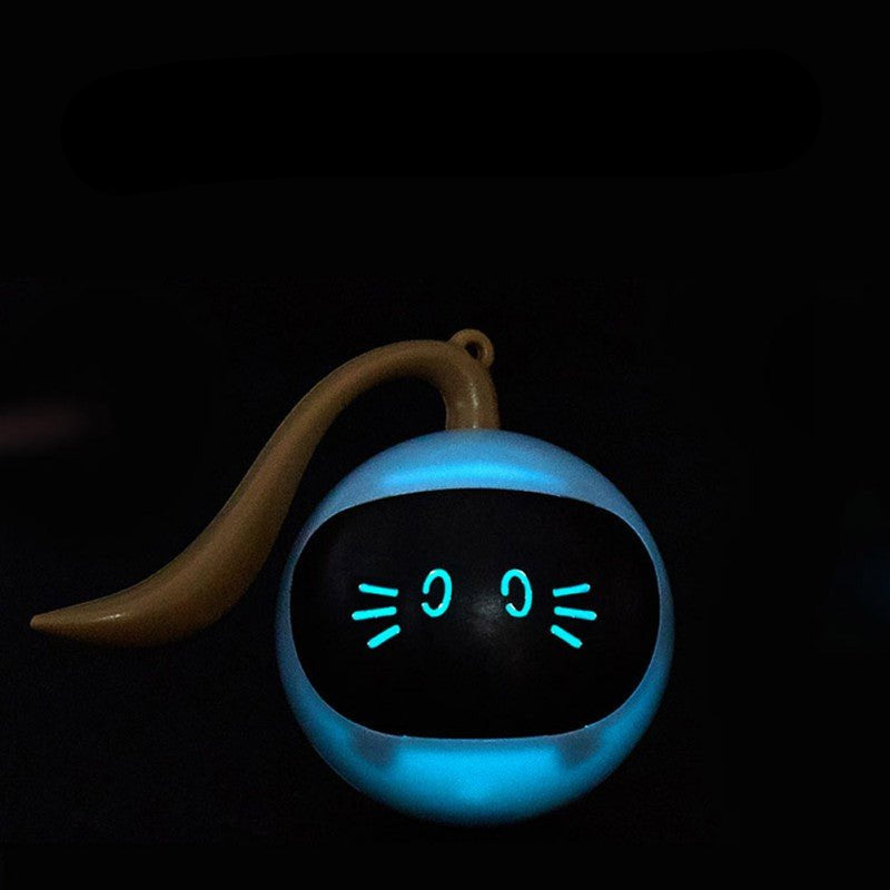 Smart Cat Toy USB Rechargeable Kitten Automatic Ball Toys Electric Jumping Ball Self Rotating Toys For Cat Kitten Dog Puppy Kids - Checkouts UK