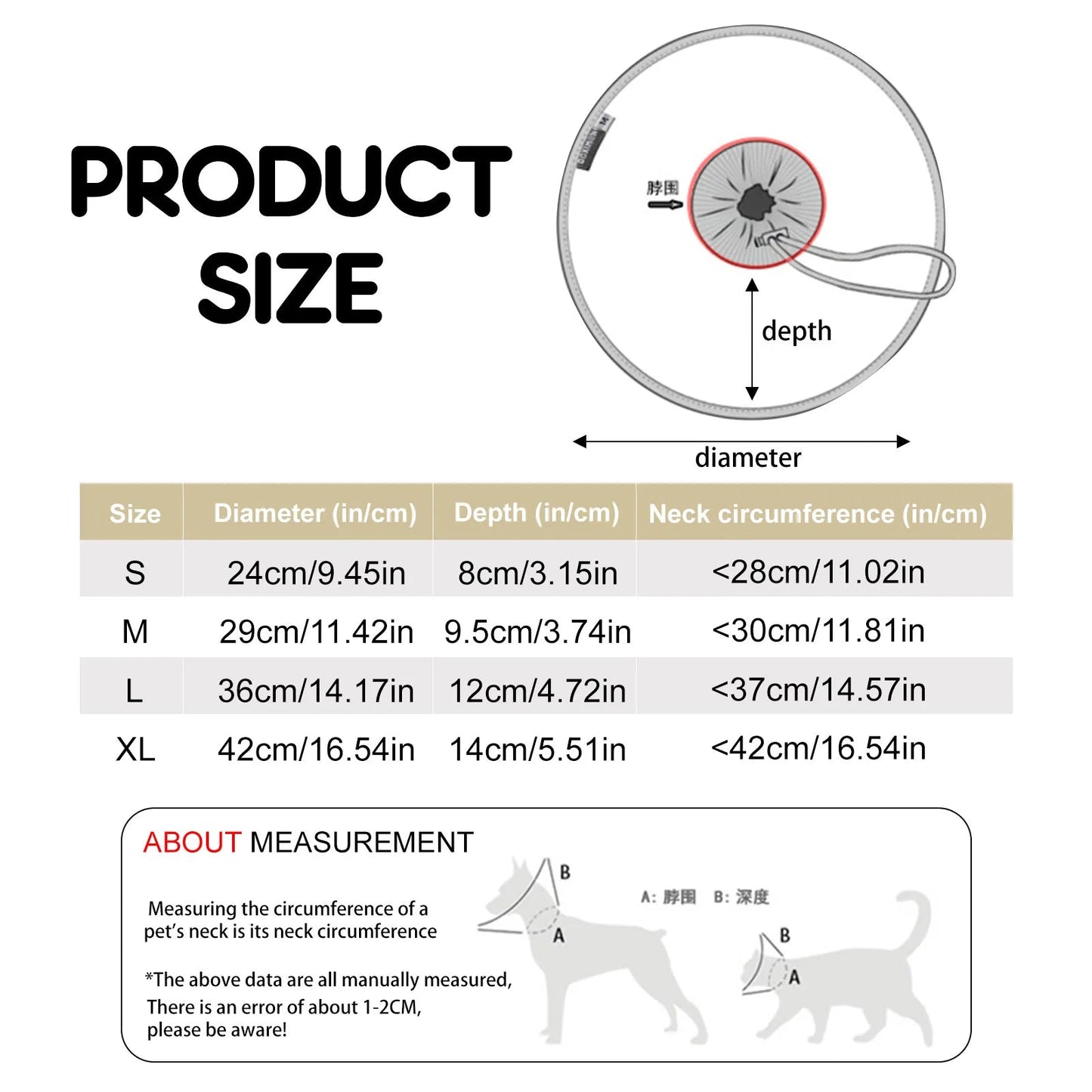 Soft Cat Recovery Collar Protective Adjustable Pet Cone Collar For After Surgery Comfortable Lightweight Elizabethan Collar - Checkouts UK
