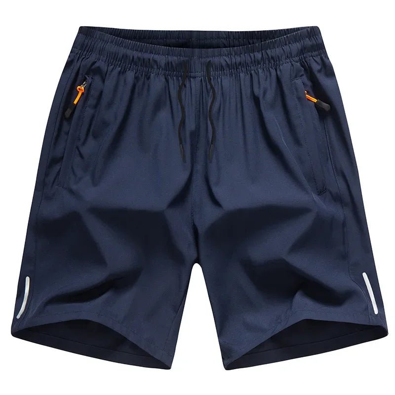 Summer Men Shorts Ice Silk Running Gym Sport Shorts Quick Dry Breathable Beach Short Pant Fitness Jogging Cool Casual Sportswear - Checkouts UK