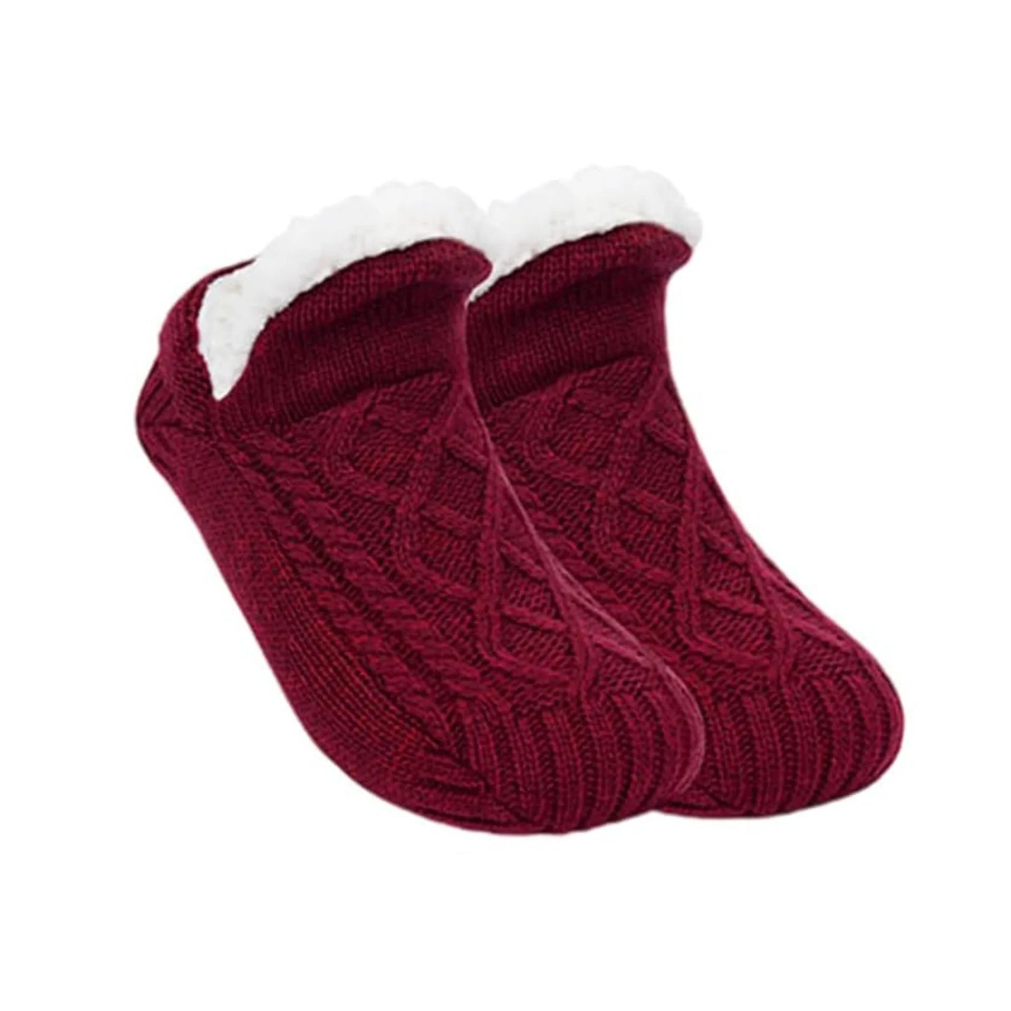 Super Warm Winter Non - slip Floor Socks Women Men Snow Socks Sleep Carpet Socks Slippers Socks Women Velvet Boot Unsiex Home Wear - Checkouts UK