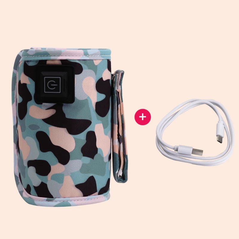 USB Milk Water Warmer Travel Stroller Insulated Bag Baby Nursing Bottle Heater Supplies for Outdoor botella de agua para niños - Checkouts UK