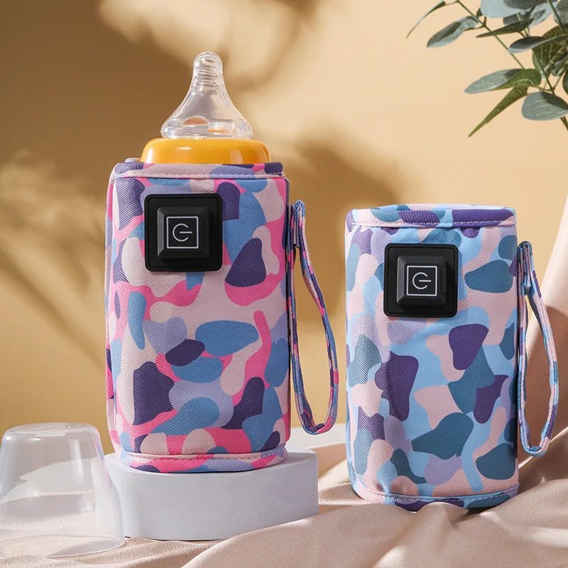 USB Milk Water Warmer Travel Stroller Insulated Bag Baby Nursing Bottle Heater Supplies for Outdoor botella de agua para niños - Checkouts UK