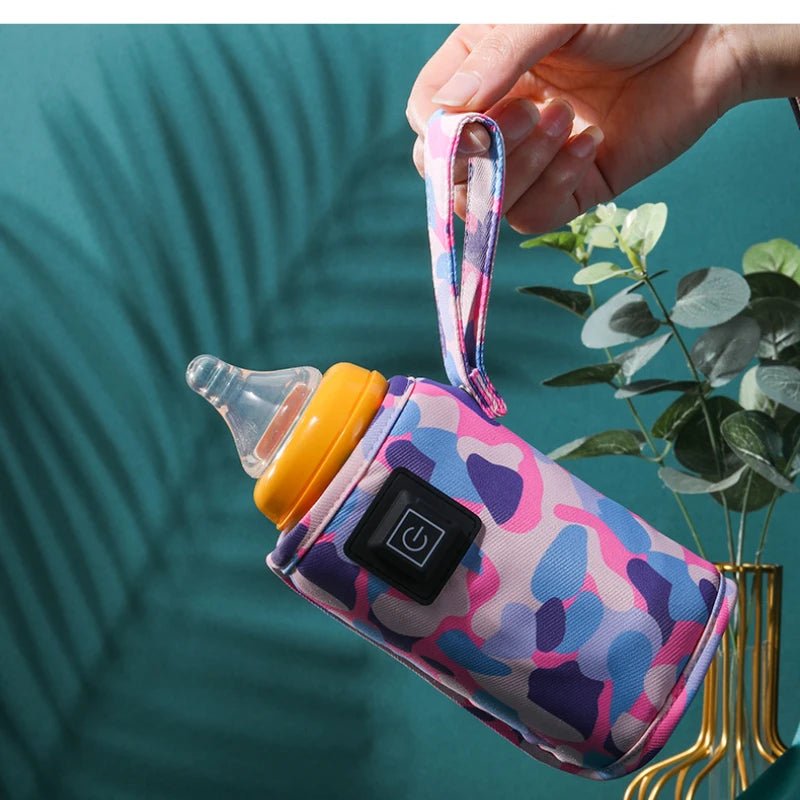 USB Milk Water Warmer Travel Stroller Insulated Bag Baby Nursing Bottle Heater Supplies for Outdoor botella de agua para niños - Checkouts UK