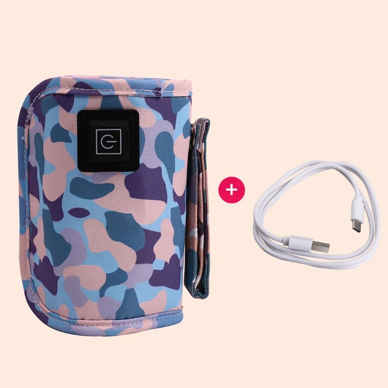 USB Milk Water Warmer Travel Stroller Insulated Bag Baby Nursing Bottle Heater Supplies for Outdoor botella de agua para niños - Checkouts UK