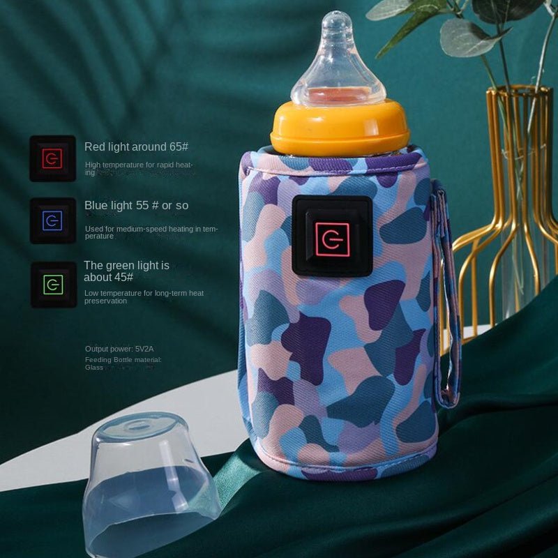 USB Milk Water Warmer Travel Stroller Insulated Bag Baby Nursing Bottle Heater Supplies for Outdoor botella de agua para niños - Checkouts UK