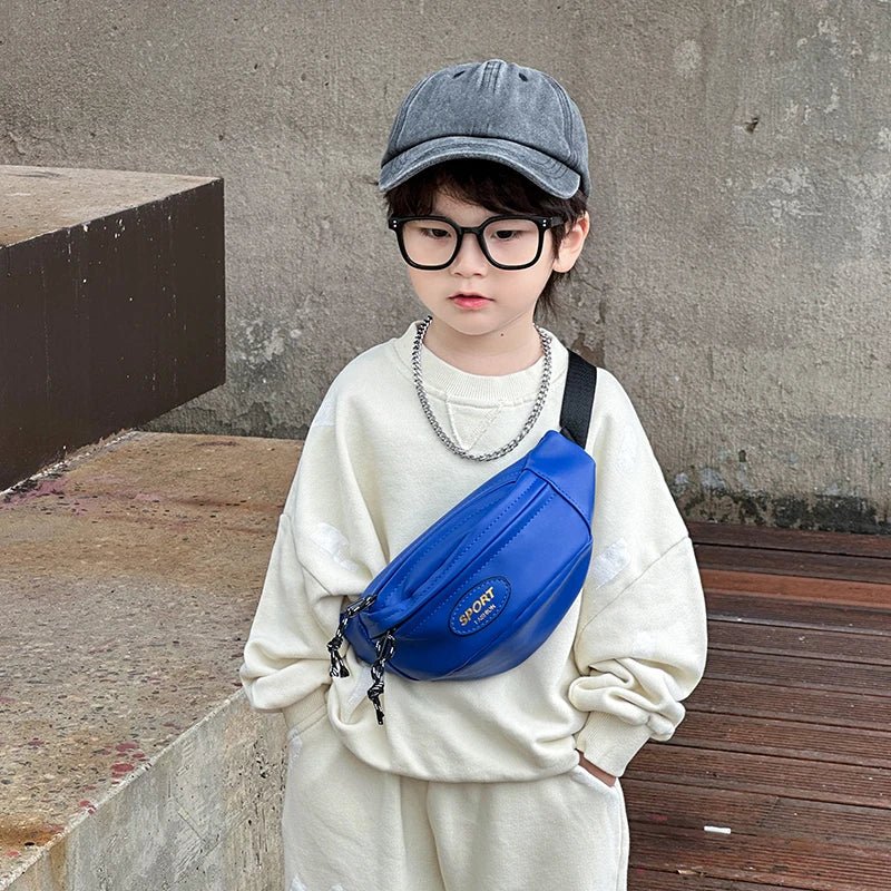 Waist Bag Children Fanny Pack Purse Travel CrossBody Fashion Kids Belt Shoulder Bum Bag for Girl Boy Sport Chest Bags - Checkouts UK