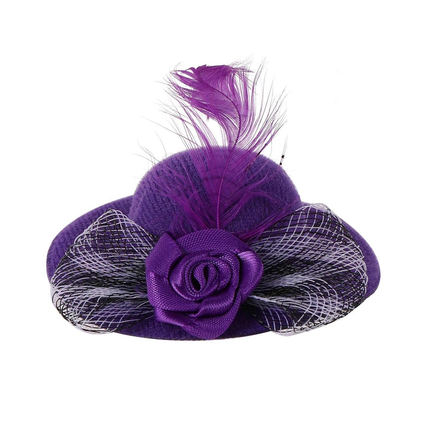 Wholesale Bulk 1 Pc Pet Hen Decorative Hat Velvet Large Silk Flower Topper Hamster Lizard Hat Adjustable Parrot Topper Pet Fashion Clothing - Furbury