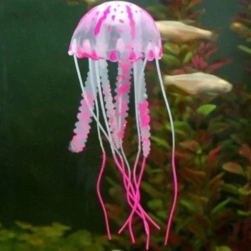 Wholesale Bulk Aquarium Artificial Luminous Lionfish Fish Tank Landscape Silicone Fake Fish Floating Glow In Dark Ornament Home Decoration - Furbury