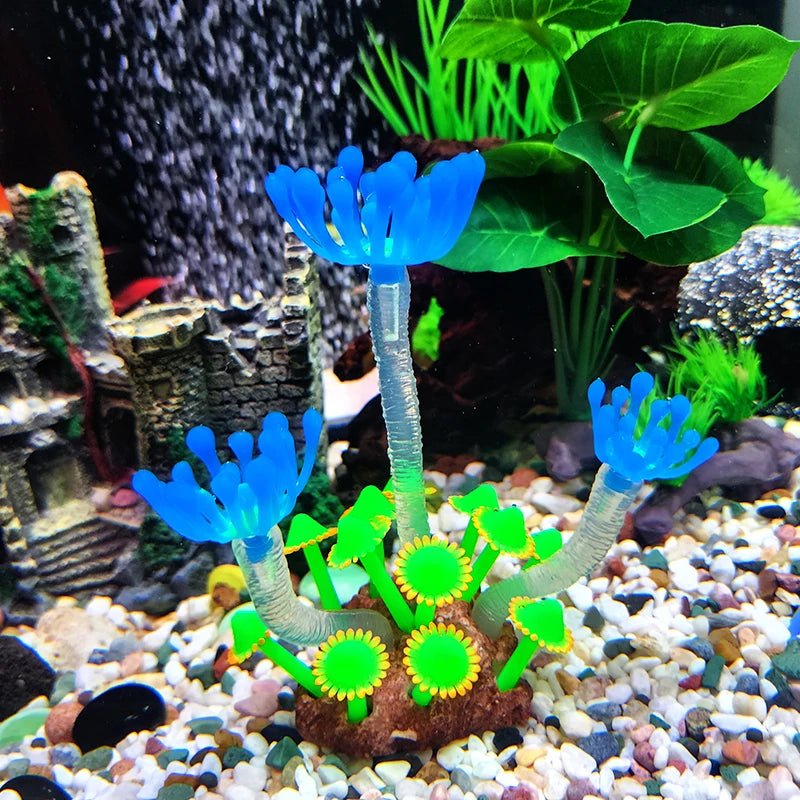 Wholesale Bulk Artificial Underwater Coral Aquarium Fish Tank Simulation Decoration Aquarium Backgrounds Plants Water Grass Accessories Home - Furbury