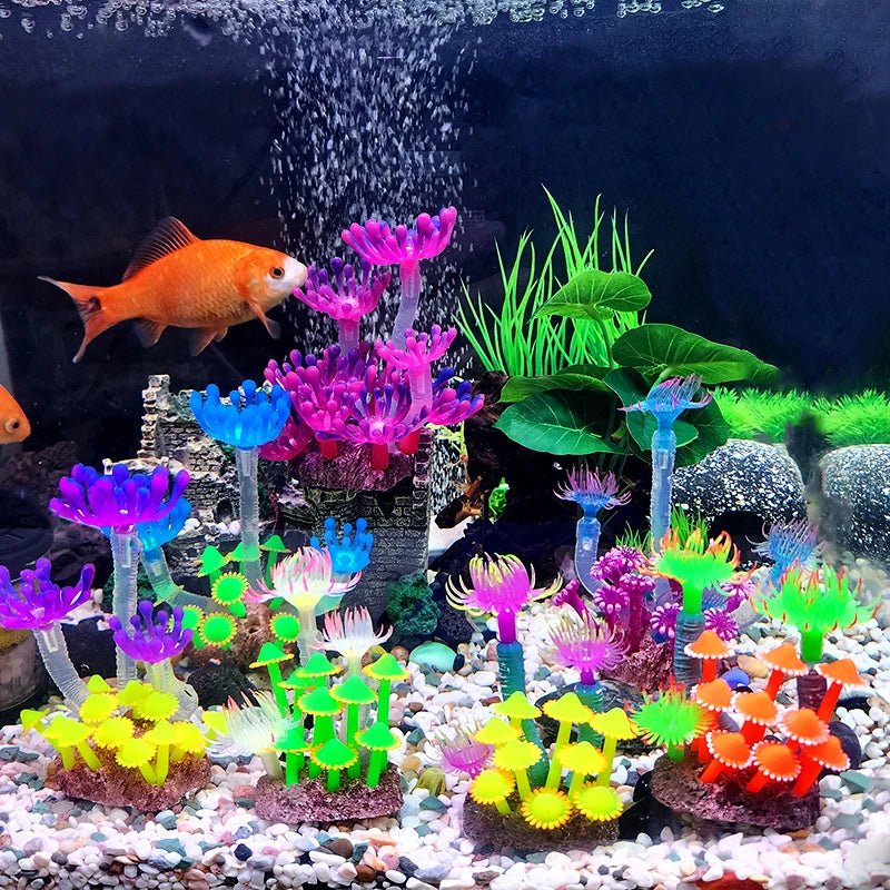 Wholesale Bulk Artificial Underwater Coral Aquarium Fish Tank Simulation Decoration Aquarium Backgrounds Plants Water Grass Decora Beautiful - Furbury