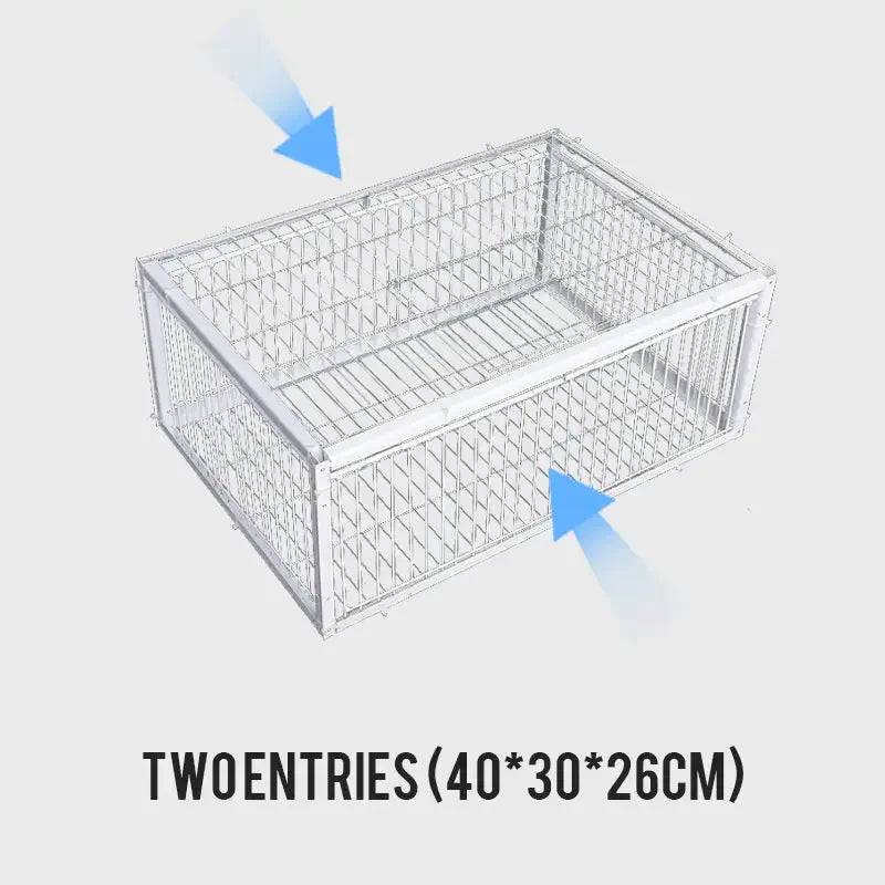 Wholesale Bulk Auto Trap Bird Cage Rabbit Cage Mouse Cage Entry Only and No Exit Thickened and Encrypted Automatic Pigeon Collecting Tool - Furbury