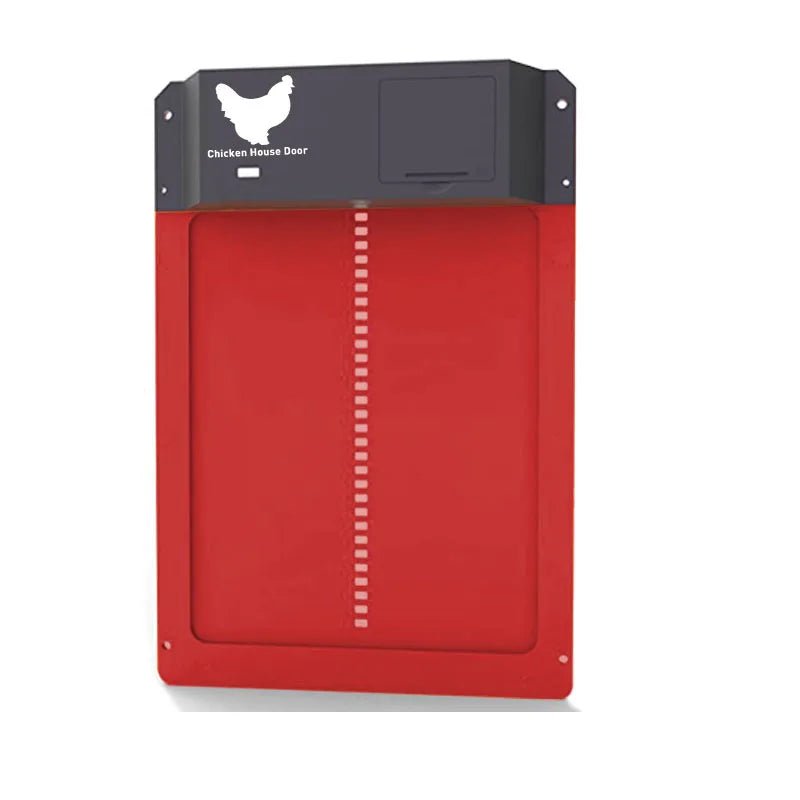 Wholesale Bulk Automatic Chicken Coop Door Opener Battery Powered Light Sense Control Waterproof Pet Flap Accessories Upgrade ABS House Gate - Furbury