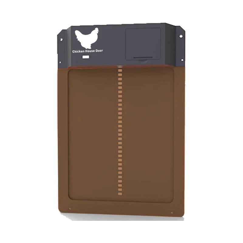 Wholesale Bulk Automatic Chicken Coop Door Opener Battery Powered Light Sense Control Waterproof Pet Flap Accessories Upgrade ABS House Gate - Furbury