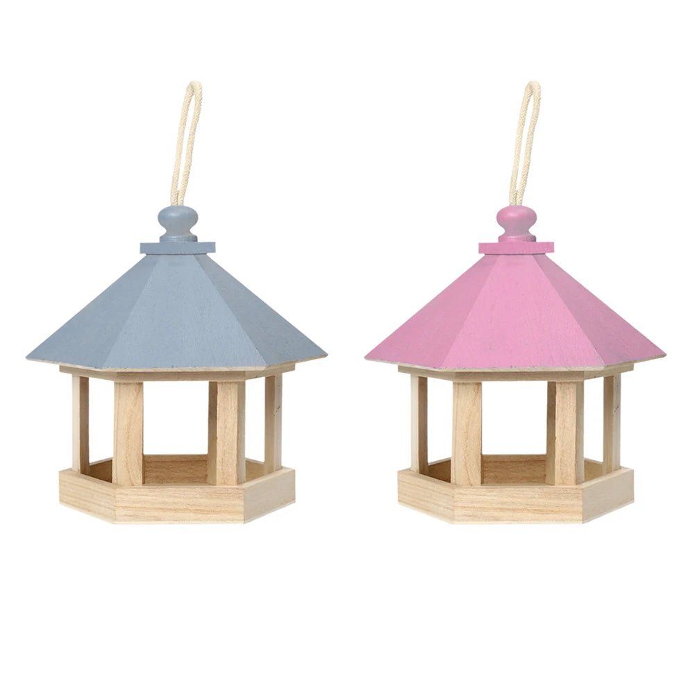 Wholesale Bulk Bird Feeder Parrot Cage Wooden Seeds Food Container Birdhouse Storage Container Water Dispenser for Garden Villa Decoration - Furbury