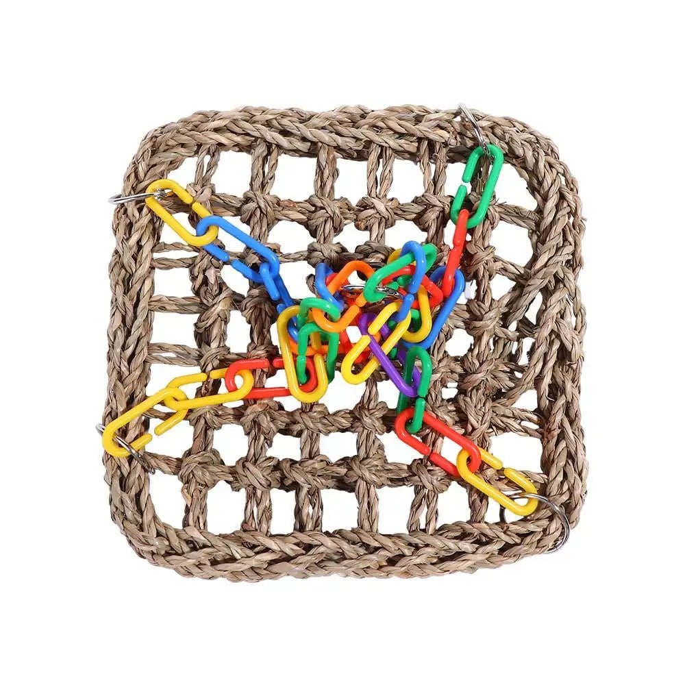 Wholesale Bulk Birds Cage Accessories Bite resistant Wear resistant for Parakeets Parrot Hammock Bird Perch Bird Hanging Bed Parrot Swing Toys - Furbury