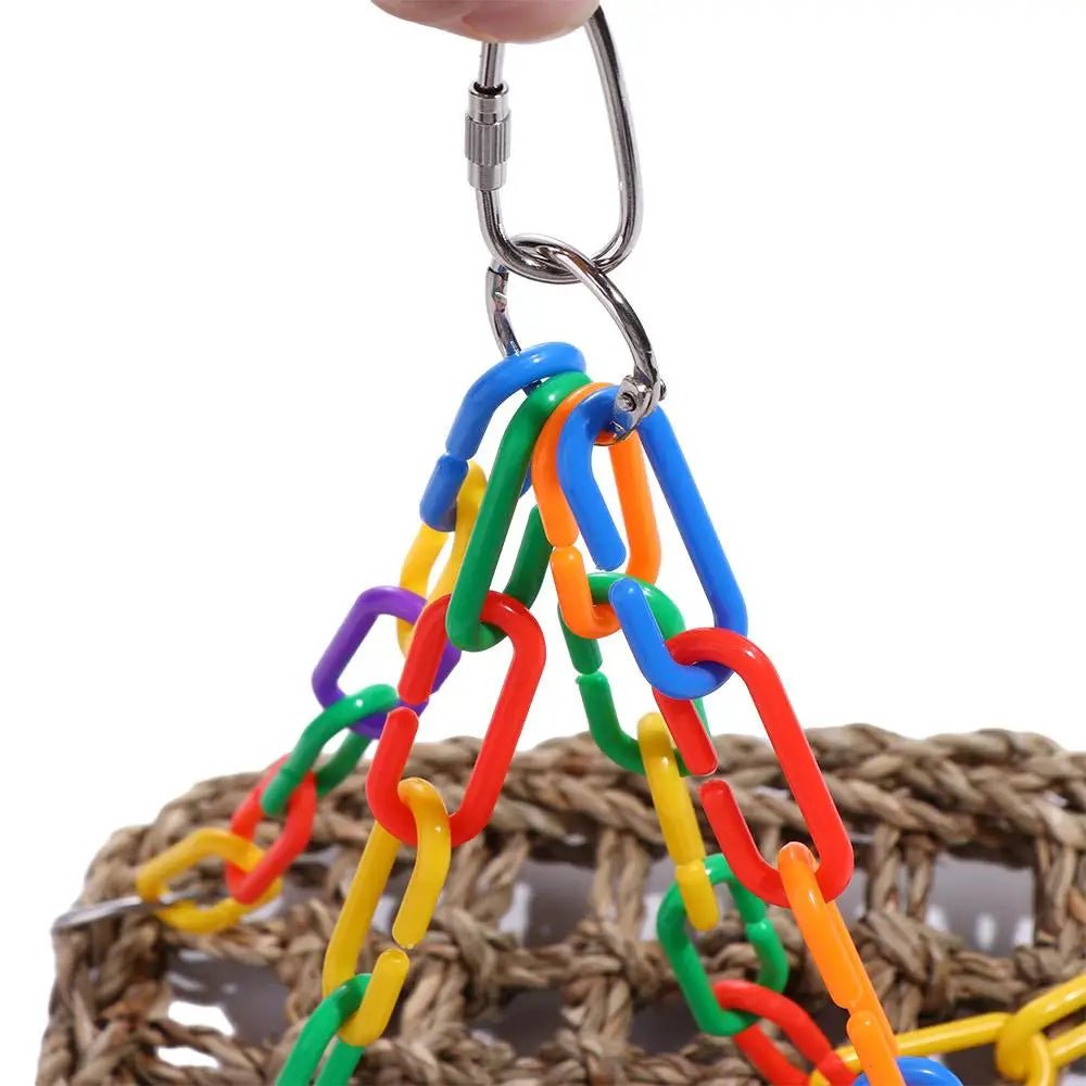 Wholesale Bulk Birds Cage Accessories Bite resistant Wear resistant for Parakeets Parrot Hammock Bird Perch Bird Hanging Bed Parrot Swing Toys - Furbury