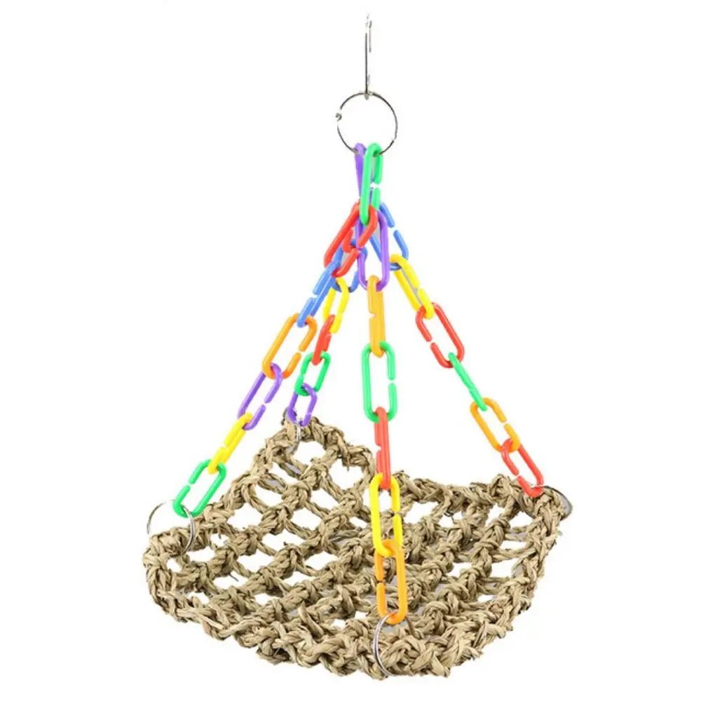Wholesale Bulk Birds Cage Accessories Bite resistant Wear resistant for Parakeets Parrot Hammock Bird Perch Bird Hanging Bed Parrot Swing Toys - Furbury