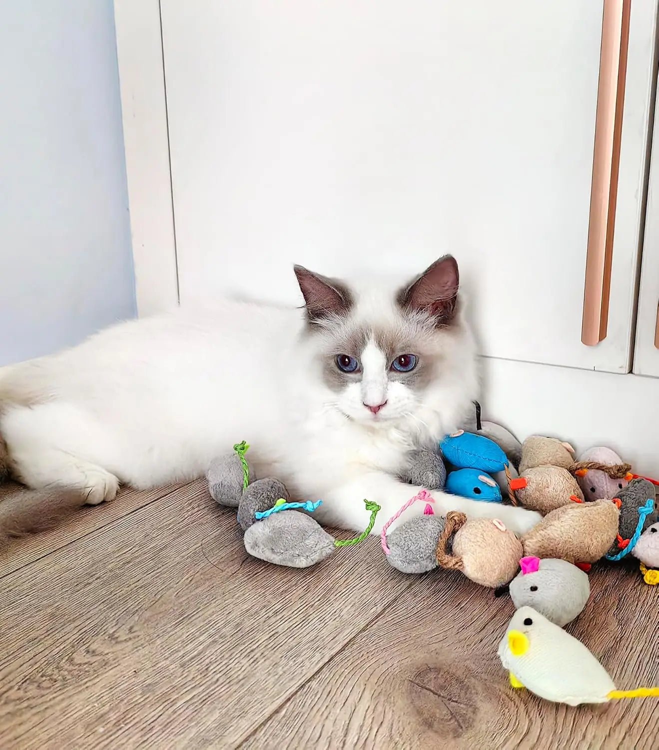 Wholesale Bulk Cat Mouse Toys Also Prefilled Catnip Faux Fur Cat Mice Toys Interactive Cat Game Catnip Toys for Indoor Cats toy - Furbury