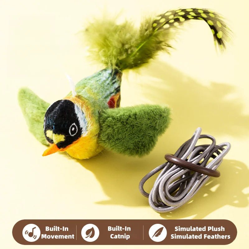 Wholesale Bulk Cat Toys For Indoor Cats Interactive Cat Toy Realistic Bird Sound Cat Toy Plush Cat Toy Catnip Cat Toy for Cats Kitten Toy - Furbury