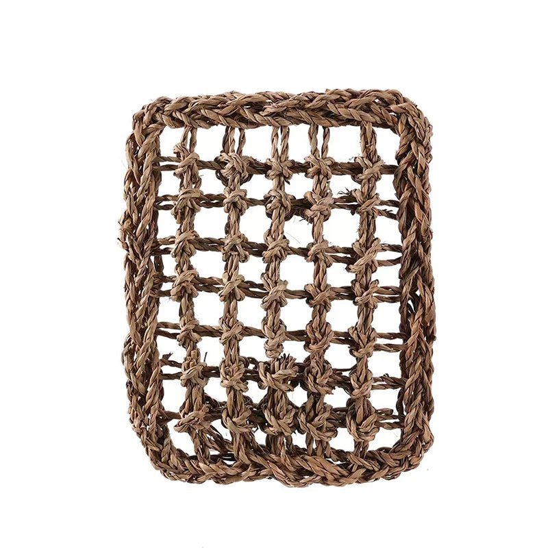 Wholesale Bulk Durable Parrot Birds Climbing Net Hand Woven Water Grass Net Parakeet Swing Play Rope Ladder Chew Toy Bird Cage Accessories Hot - Furbury