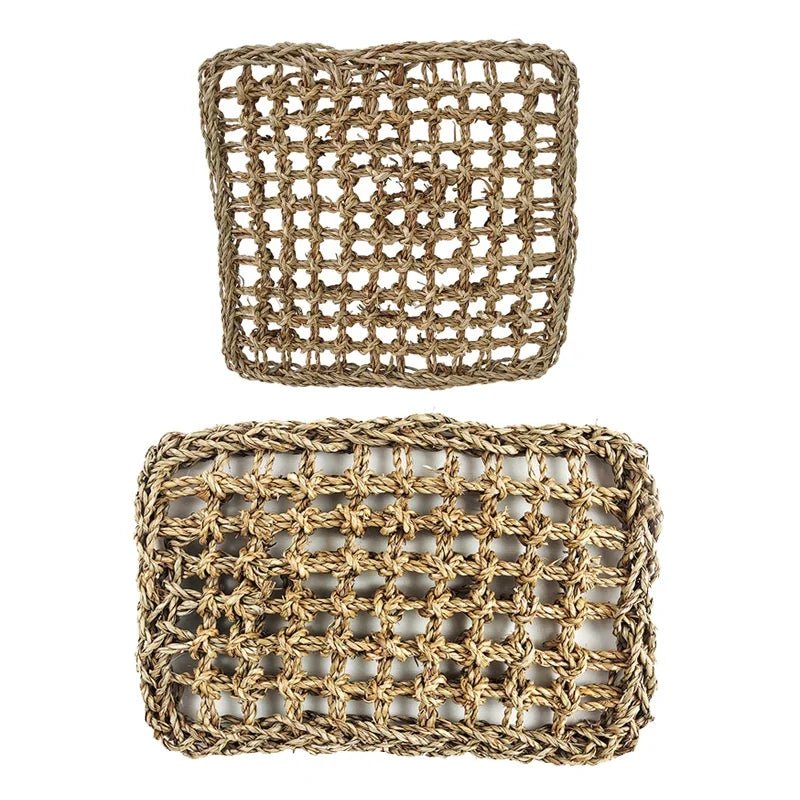 Wholesale Bulk Durable Parrot Birds Climbing Net Hand Woven Water Grass Net Parakeet Swing Play Rope Ladder Chew Toy Bird Cage Accessories Hot - Furbury