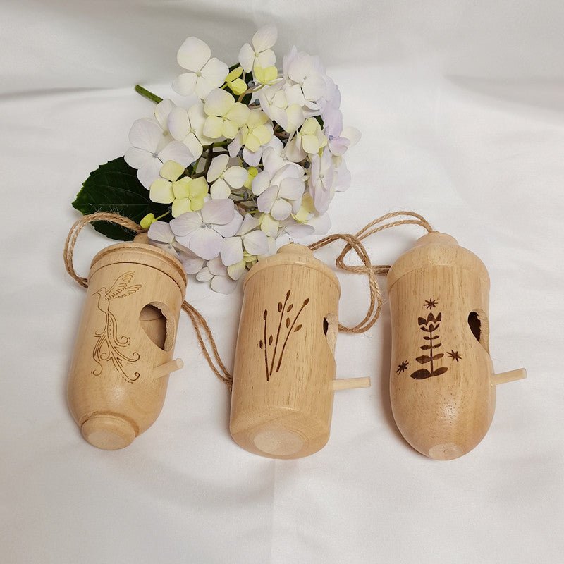 Wholesale Bulk Handmade Wooden Hummingbird House Chalet Hanging Mini Bird Nests Cage for Beautiful Outdoor Patio Garden Decoration Pet Bedroom - Furbury