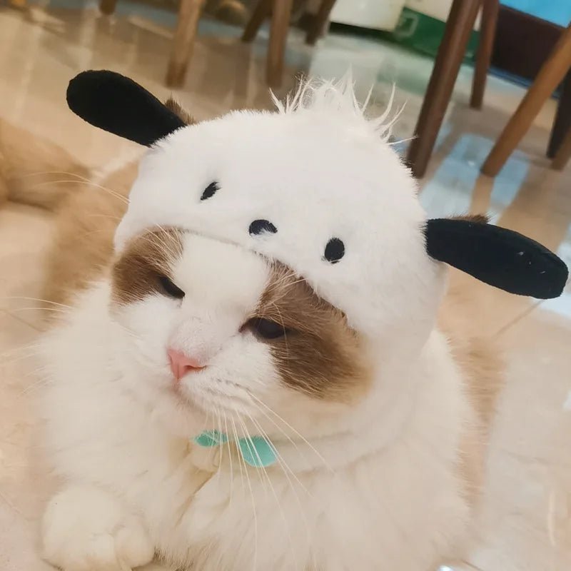 Wholesale Bulk Kawaii Sanrio Pet Hat Hello Kittys Cinnamoroll Accessories Cute Cartoon Anime Plush Puppy Cat Doll Headgear Toys for Girls Gift - Furbury