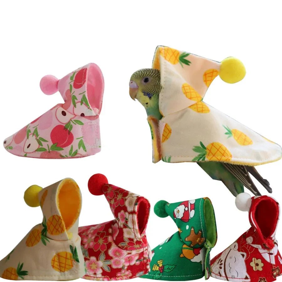 Wholesale Bulk Lovely Bird Clothes Colorful Cover Dress Up and Protect Your Pet Parrots Comfortable Bird Cloth Birds Suit Parakeet Clothing - Furbury