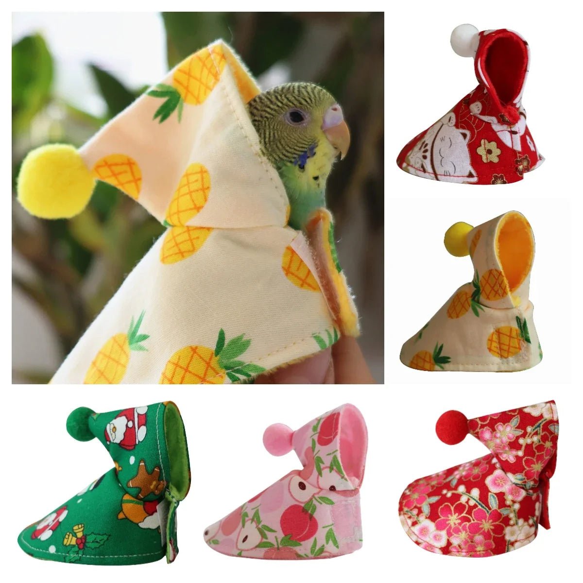 Wholesale Bulk Lovely Bird Clothes Colorful Cover Dress Up and Protect Your Pet Parrots Comfortable Bird Cloth Birds Suit Parakeet Clothing - Furbury
