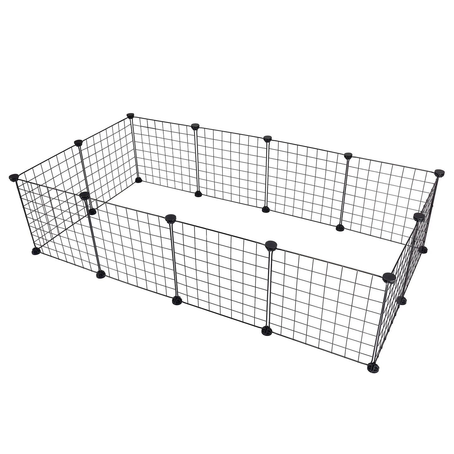 Wholesale Bulk Outdoor Puppy Playpen Adjustable Wire Plastic Enclosure for Rabbits Hamster Kennel House Dogs Kitten Small Animals Supplies - Furbury