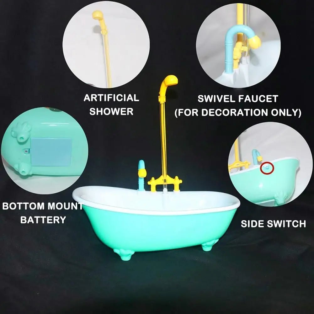 Wholesale Bulk Parrot Automatic IntelligentBath Bird Shower Bathtub Supplies Blue Cute Plastic Cage AccessoriesHousehold Accessory Bird Bath - Furbury