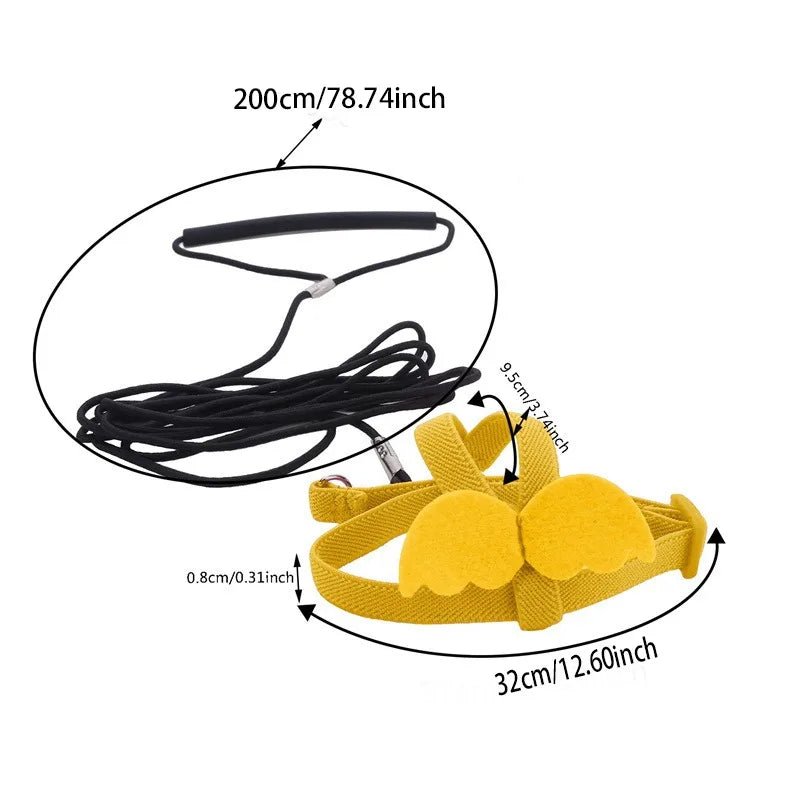 Wholesale Bulk Parrot Flying Harness Leash Suit Pet Bird Outdoor Flight Training Rope Cockatiel Supplies Macaw Accessories Stuff For Budgie - Furbury