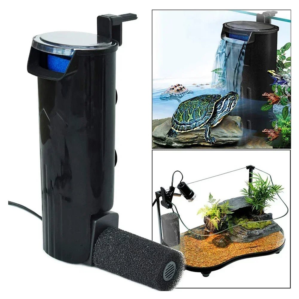 Wholesale Bulk Plastic Transparency Turtle Tank House Turtle Anti - Escape Cage Reptiles Habitat with Areas To Breed Feed Swim Basking Platform - Furbury