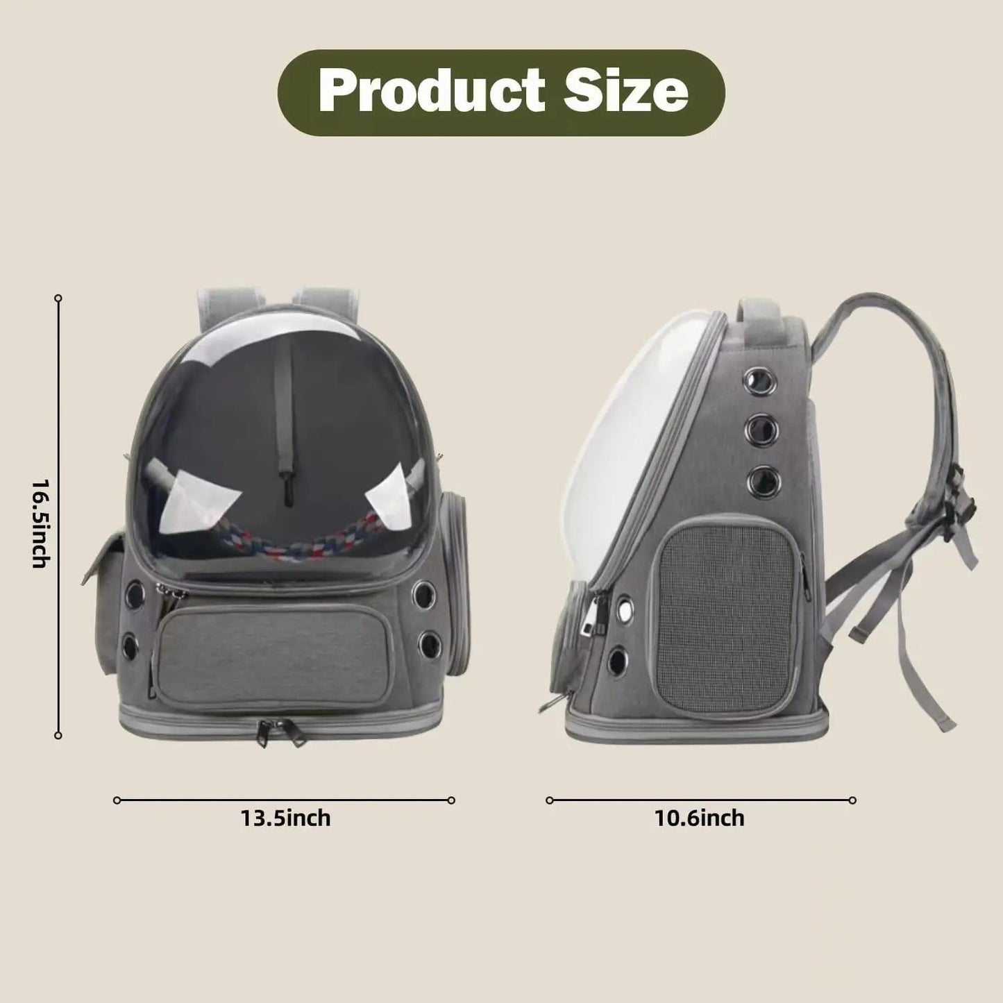 Wholesale Bulk Portable Bird Cage Parrot Backpack Carrier Travel with Perch Cups Clear Window for Birds Cockatiel for Vetting Camping Hiking - Furbury