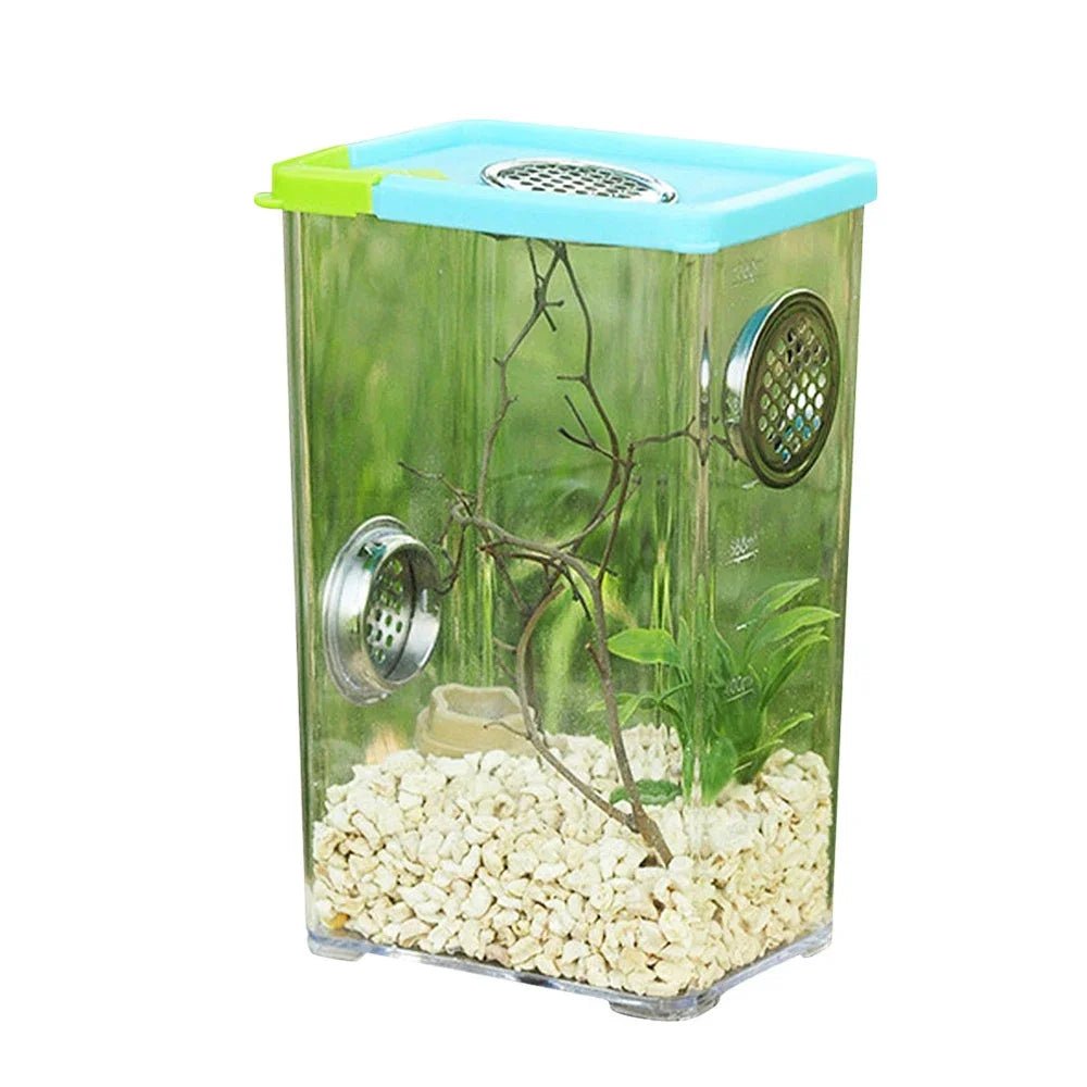 Wholesale Bulk Reptile Breeding Box Clear Acrylic Reptile Feeding Box Insect Box Mantis Breeding Insect Reptile Cage Terrarium Terrarium - Furbury