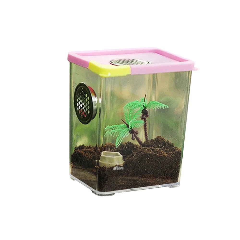 Wholesale Bulk Reptile Breeding Box Clear Acrylic Reptile Feeding Box Insect Box Mantis Breeding Insect Reptile Cage Terrarium Terrarium - Furbury