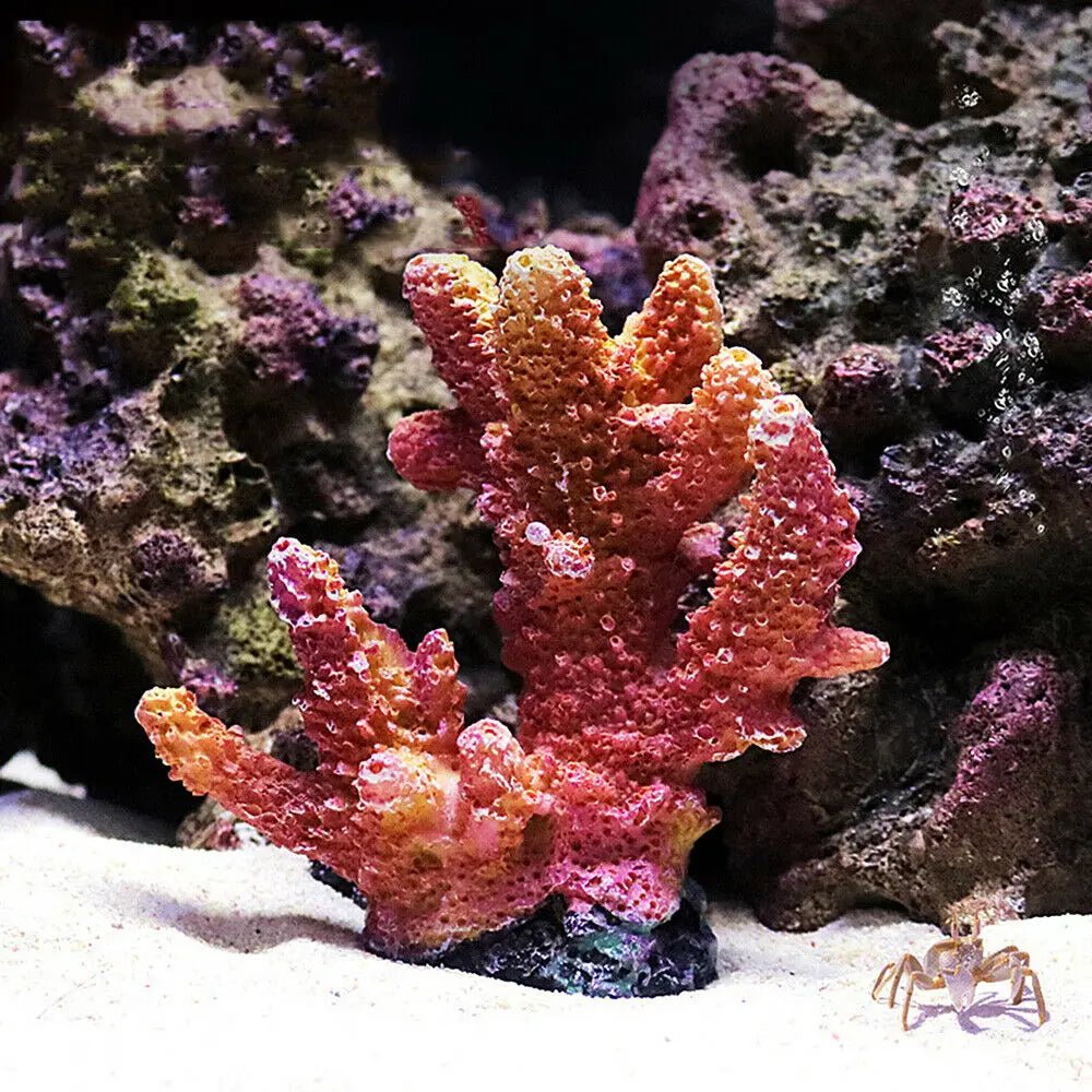 Wholesale Bulk Resin Coral Reef Aquarium Ornaments Fish Tank Decor Resin Coral Home Tank Decor - Furbury