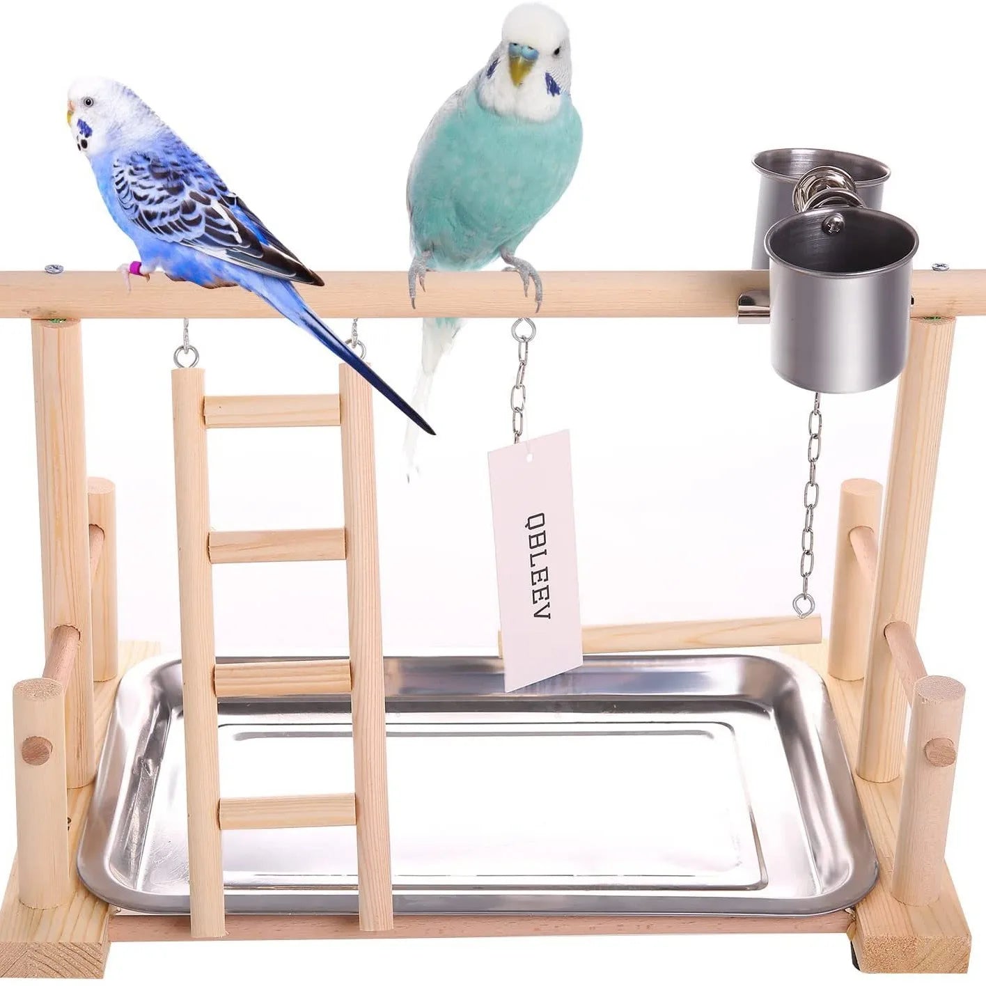 Wholesale Bulk Solid wood parrot stand, bird training stand, toy supplies, desktop training stand, parrot interactive amusement park - Furbury