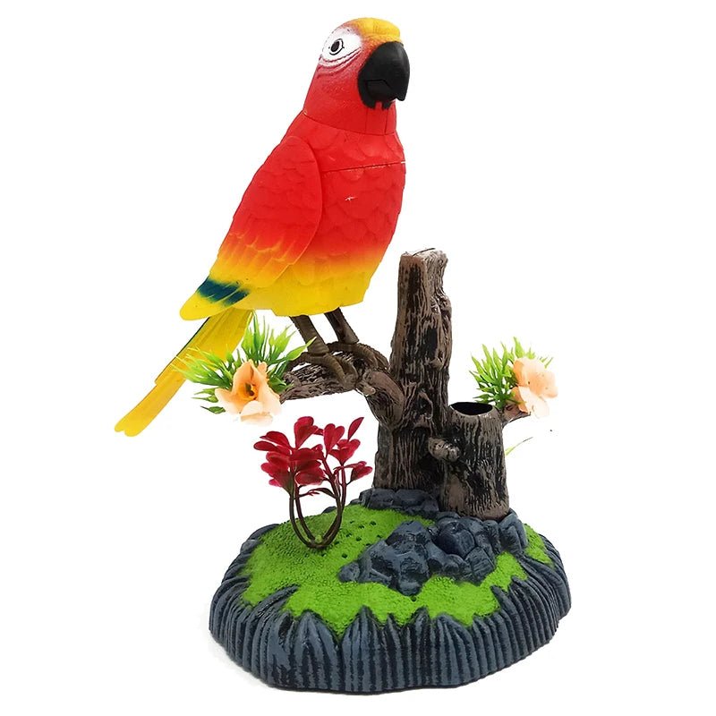 Wholesale Bulk Sound Voice Control Electric Bird Pet Toy Electric Simulation Induction Bird Cage Birdcage Toy - Furbury