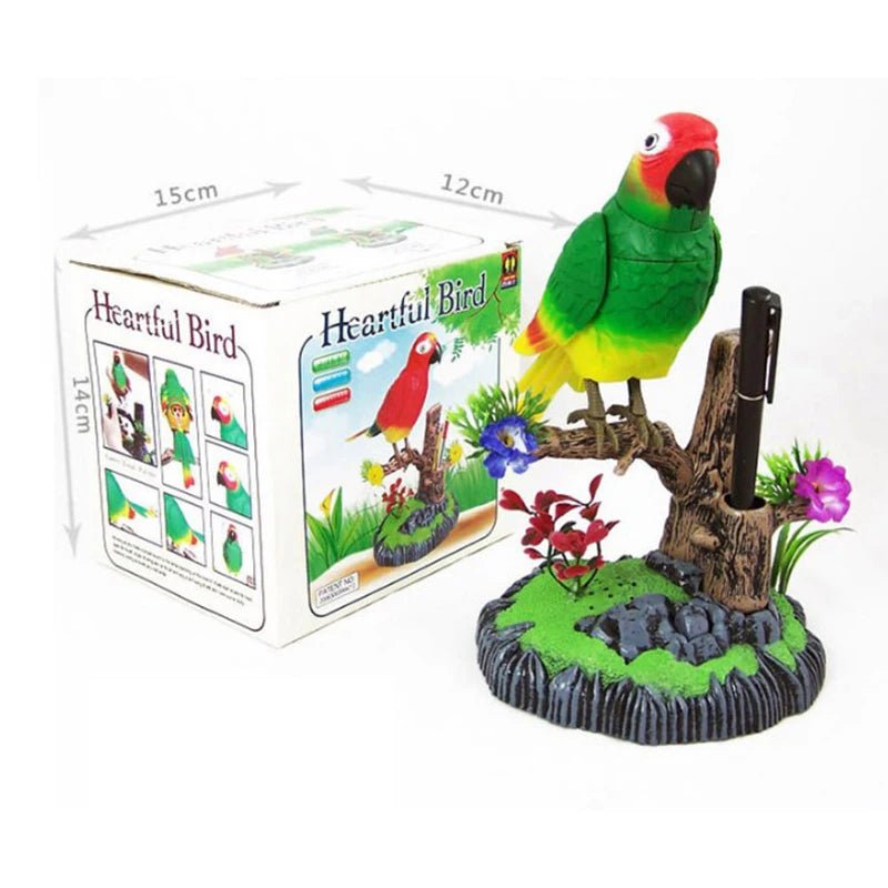 Wholesale Bulk Sound Voice Control Electric Bird Pet Toy Electric Simulation Induction Bird Cage Birdcage Toy - Furbury