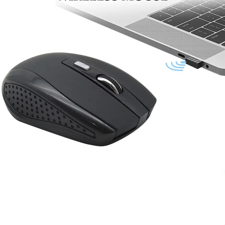 Wireless Mouse Silent Mouse 2.4G Portable Mobile Optical Office Mouse Adjustable DPI Levels for Notebook PC Laptop MacBook - Checkouts UK