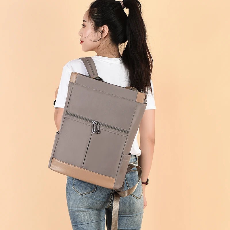 Women Backpack Waterproof Oxford Bagpack Large Mochilas Fashion Schoolbag For Teenagers Girls Travel Weekend - Checkouts UK