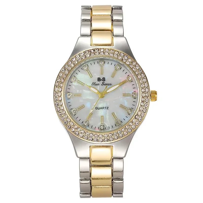 Women Watch Classic Light Luxury Brand Temperament Waterproof Gold Metal Bracelet Ladies Fashion Quartz Wristwatches Gift Лолита - Checkouts UK