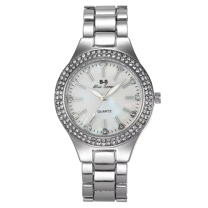 Women Watch Classic Light Luxury Brand Temperament Waterproof Gold Metal Bracelet Ladies Fashion Quartz Wristwatches Gift Лолита - Checkouts UK