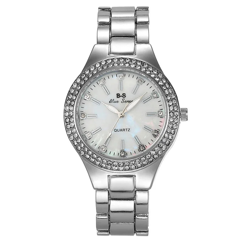 Women Watch Classic Light Luxury Brand Temperament Waterproof Gold Metal Bracelet Ladies Fashion Quartz Wristwatches Gift Лолита - Checkouts UK