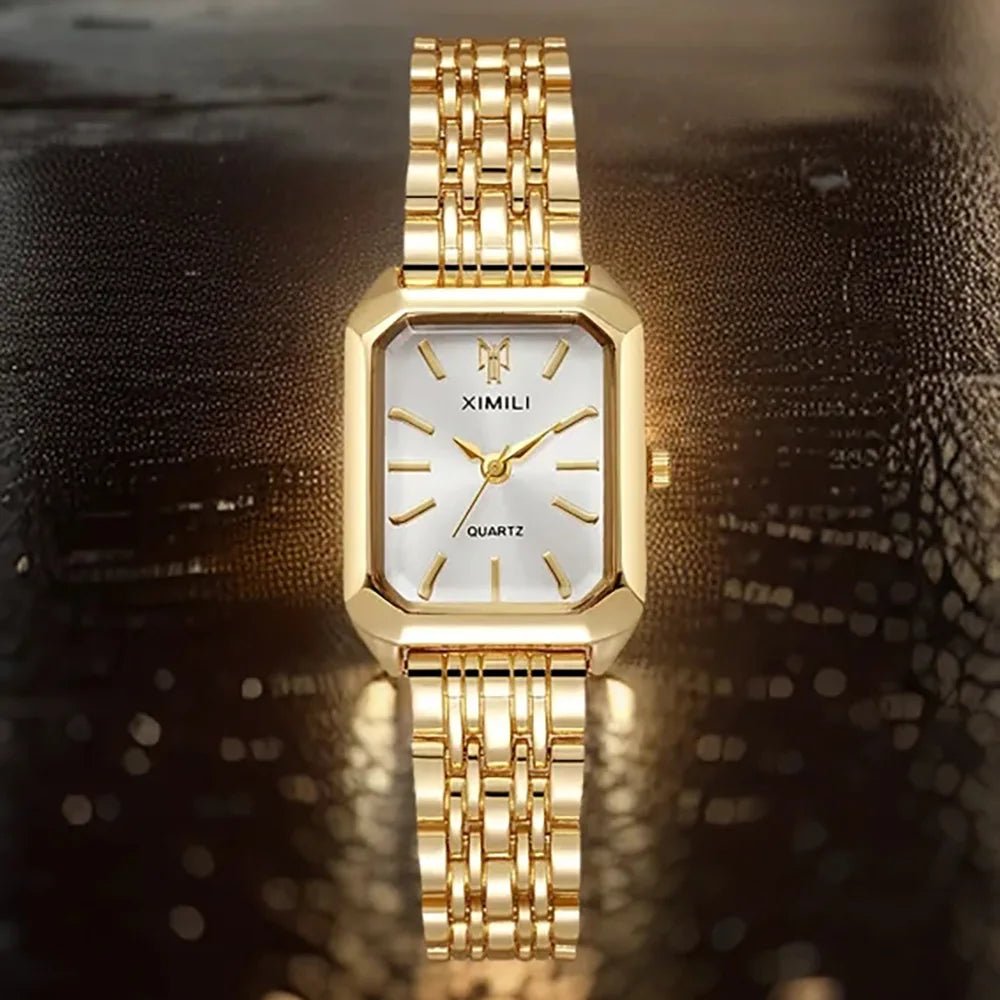 Women Watch Light Luxury Brand Stainless Steel Ladies Business Watches Female Student Fashion Quartz Wristwatches - Checkouts UK