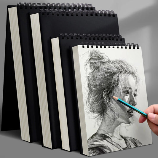 1 Pack 30 - Sheets ,Sketch Book, Top Spiral Bound Sketch Pad, Acid Free Art Sketchbook Artistic Drawing Painting Writing Paper For - Checkouts UK